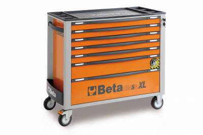 Servante d'atelier BETA 7 tiroirs orange C24 SA-XL7/0
