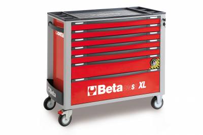 Servante d'atelier BETA 7 tiroirs rouge C24 SA-XL7/0
